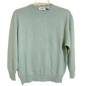 Forte L-Sleeve Silk Cashmere Blend Sweater Size Sm